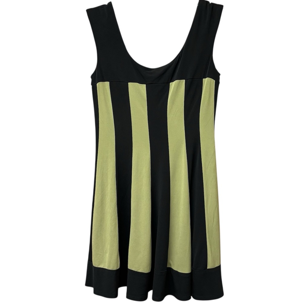 90s y2k striped dress, size 8 petite